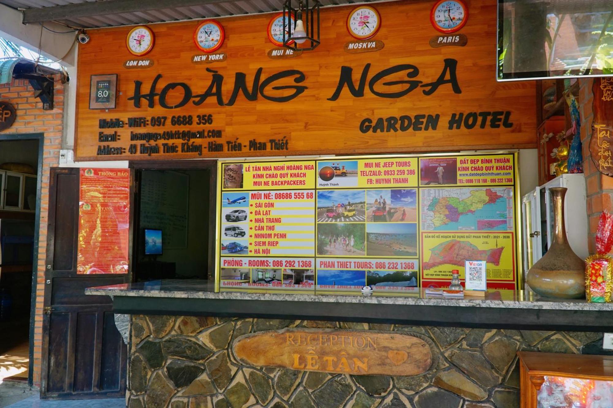 Hoang Nga Garden Guesthouse Mui Ne Exterior foto